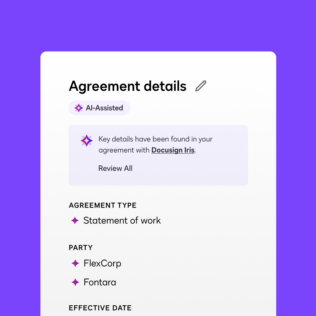 Docusign Iris UI